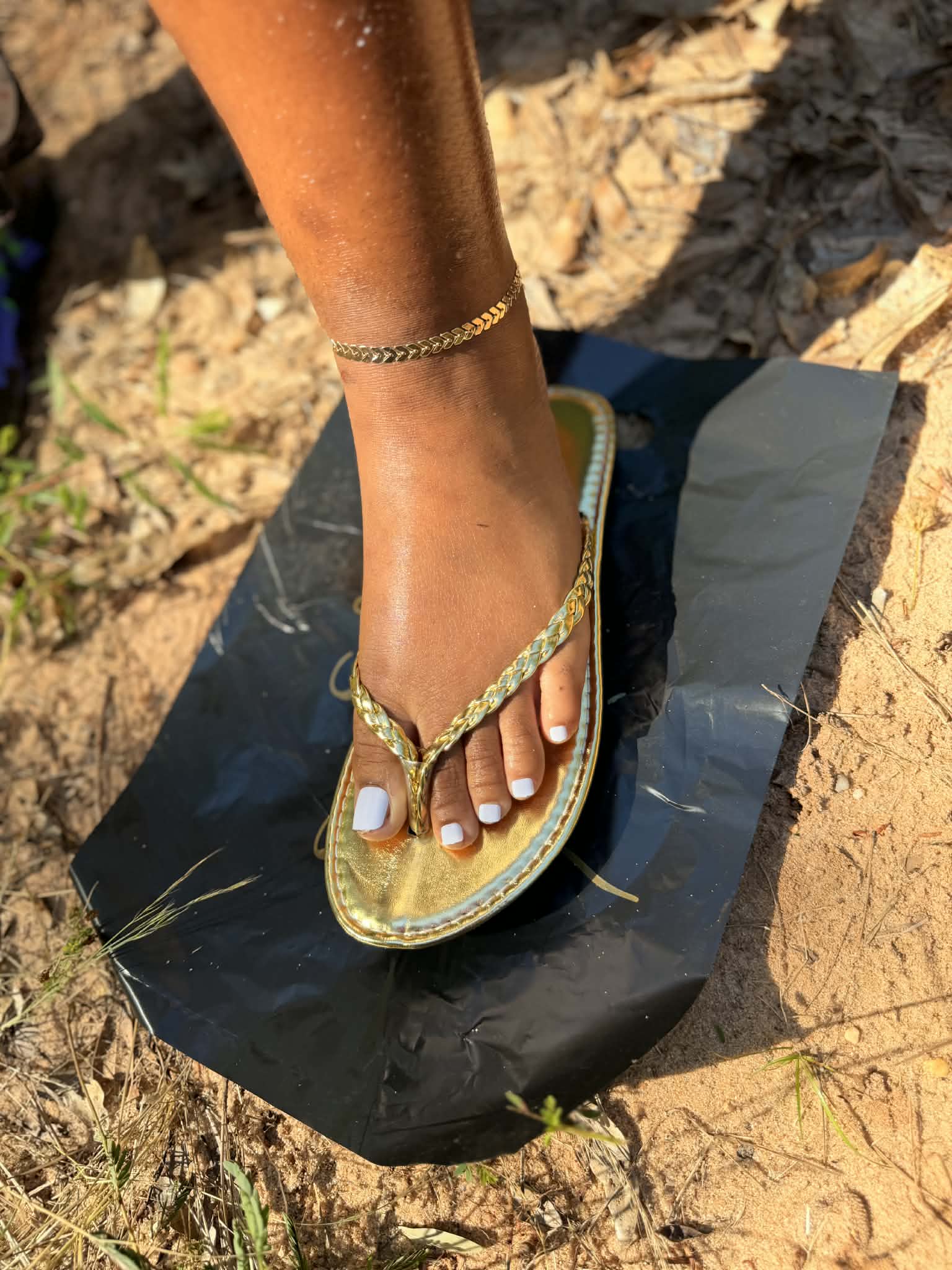 Gold Rope Sandals